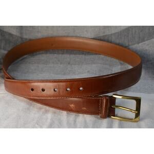 Trafalgar Cortina brown leather belt
